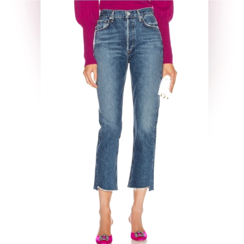 AGOLDE Riley High‎ Rise Cropped Jeans